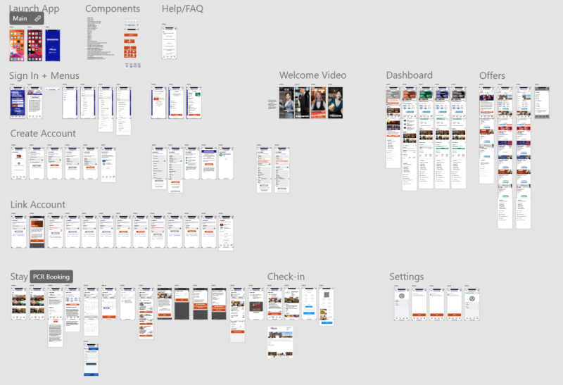 monarch rewards mobile app screen layout