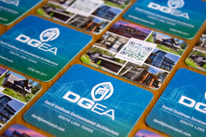 business cards for david goldman environmental architecture