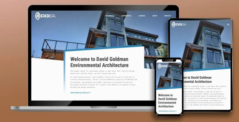 website design in responsive sizes