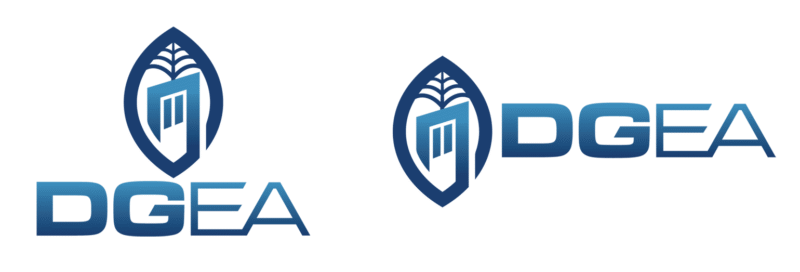 logo orientations for david goldman environmental architecture