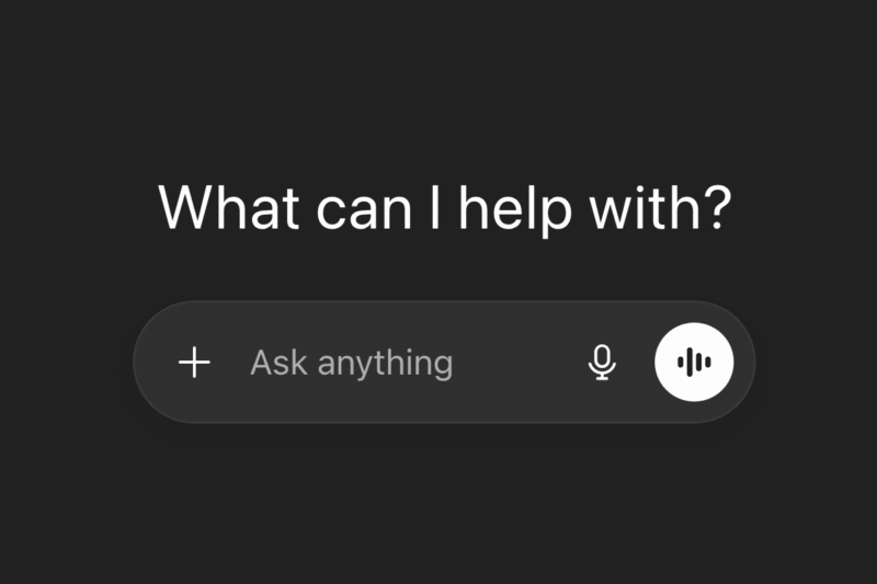 aeo chatgpt ai prompt what can I help with followed by Ask Anything