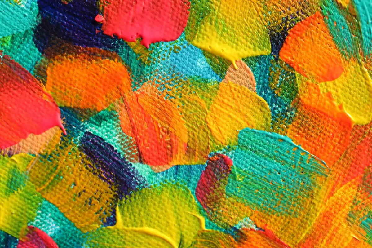 abstract art painting colorful