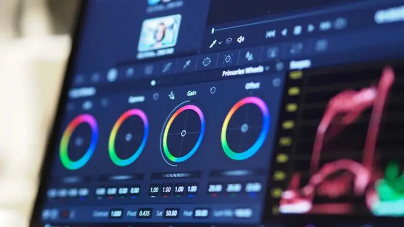 video color correction and editing controls