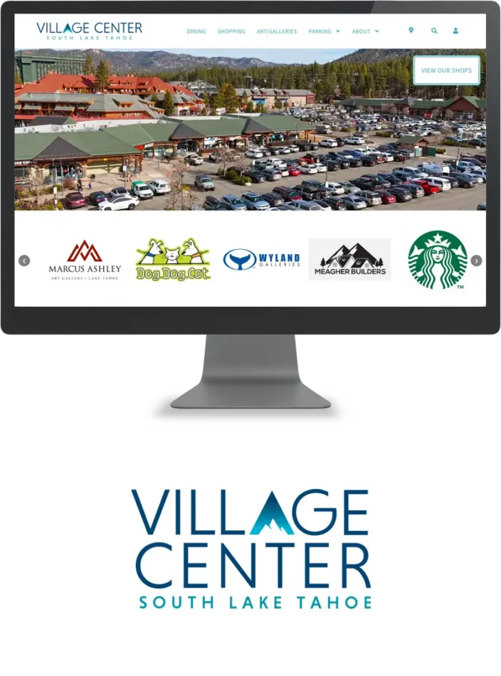 village center new website design after 2022