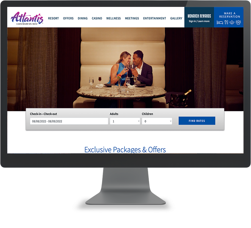 after image of atlantis casino homepage